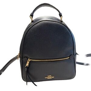 COACH Jordan Navy Blue Leather Backpack  Gold Hardware F76624 NWOT